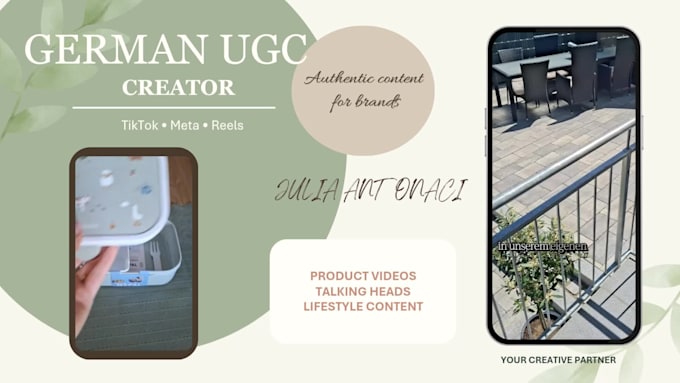 be your authentic german ugc creator