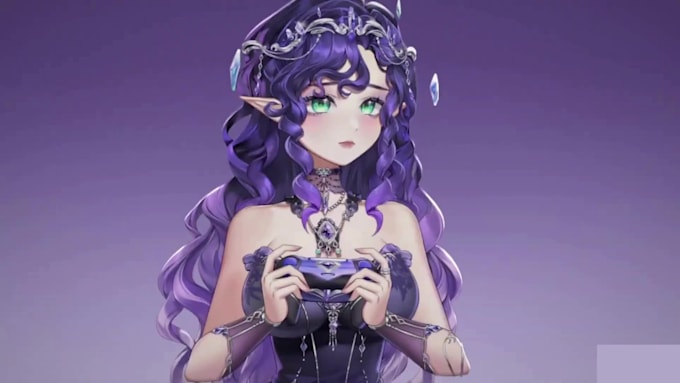 design and rig live2d vtuber model, vtuber rigging, vtuber anime model