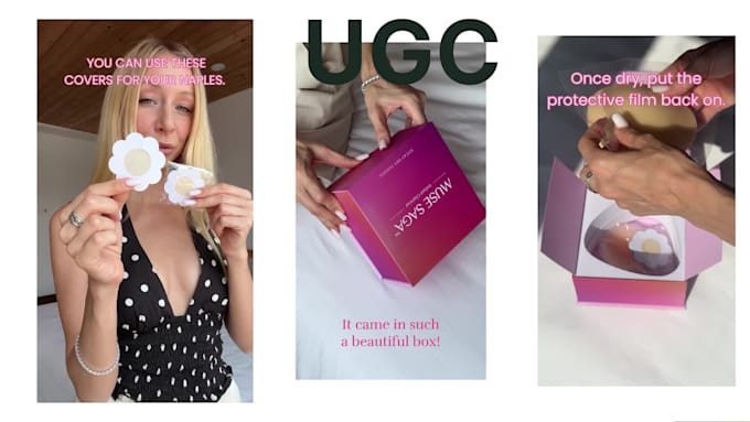 create beauty ugc video ads for instagram, tiktok, amazon