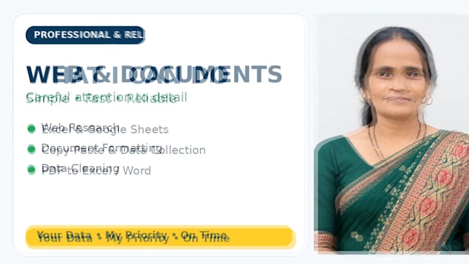 data cleaning and data entry