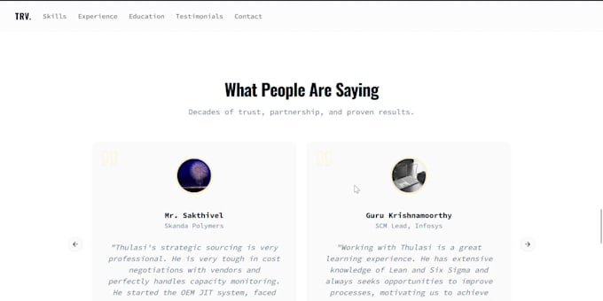 professionally develop a portfolio