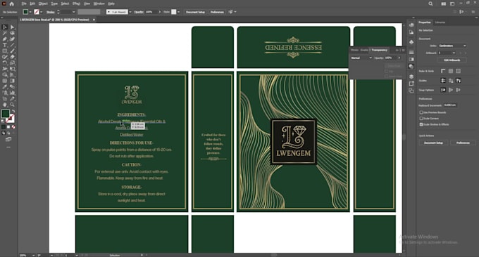 design professional packaging and label design and 3d mockup