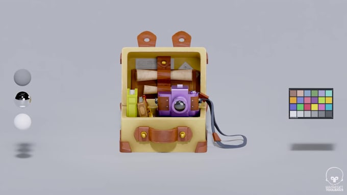 create 3d stylized props and game assets