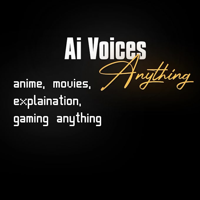 ai voice editing for all characters