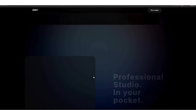 design a premium highend animated landing page