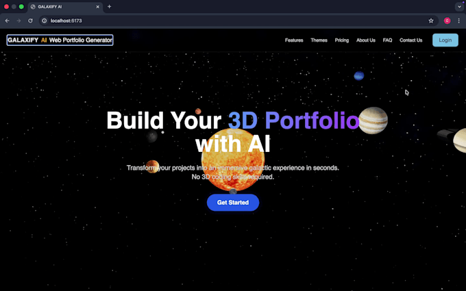 build an impressive 3d web portfolio and interactive landing page