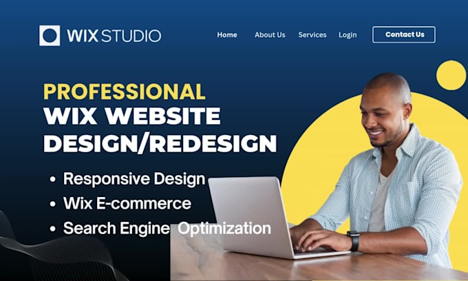 wix studio website, redesign wix website, business website