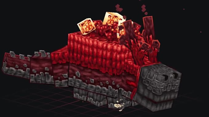 do custom 3d blockbench models, textures and animation