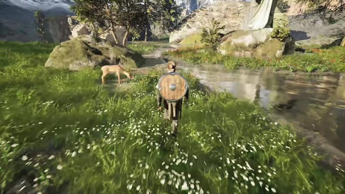 create 3d game environment art and unreal engine level design