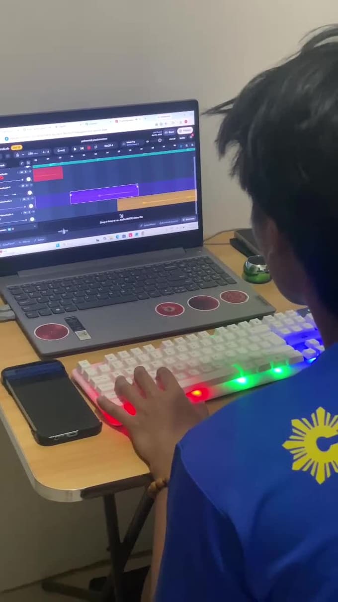 do music editing and composing a song