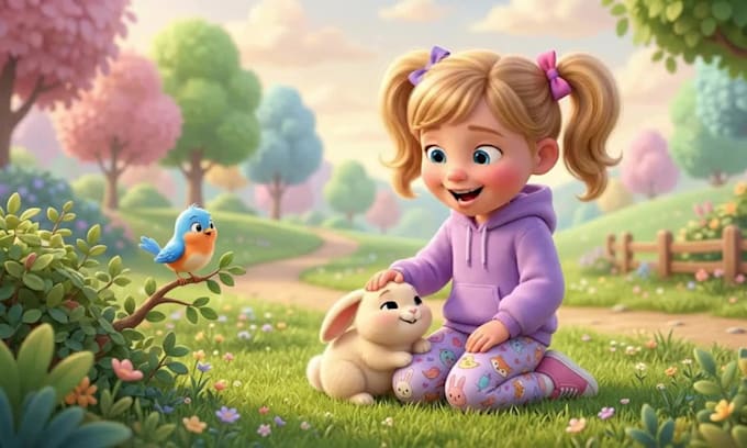 do 3d kids animation, cartoon animation, kids animation