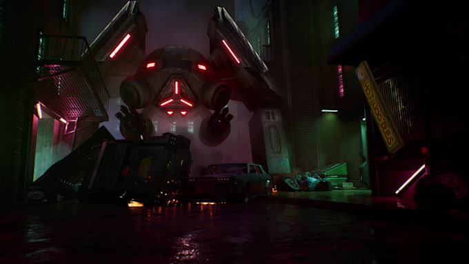 create cinematic ue5 environments for games or trailers