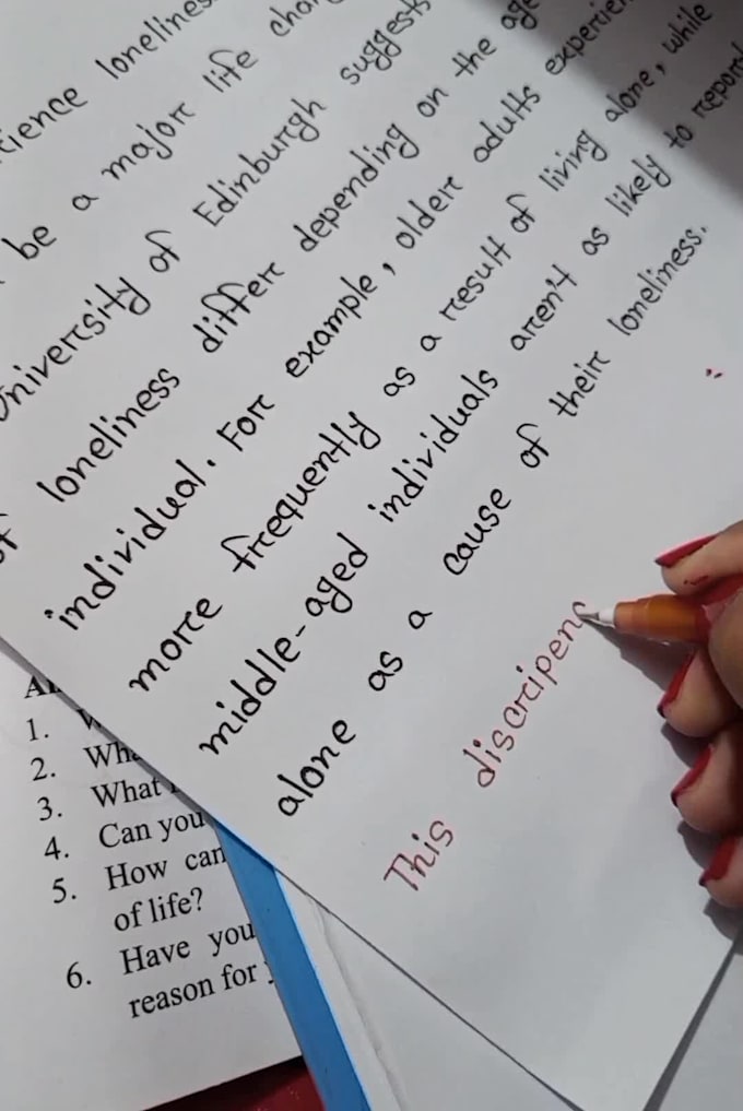 provide professional handwriting and custom photography
