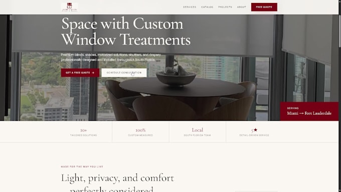 create a website for starting bussiness