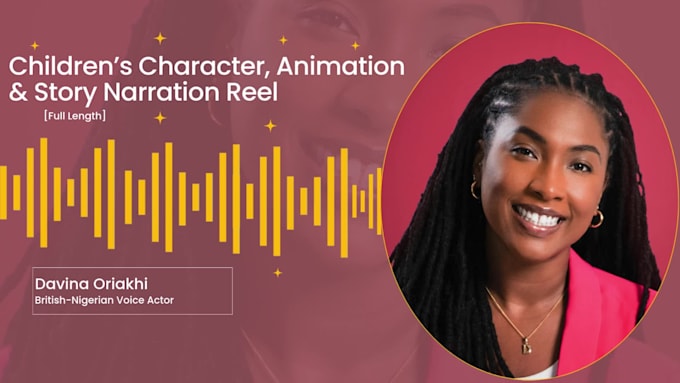 narrate your childrens storybook or audiobook with warmth and character