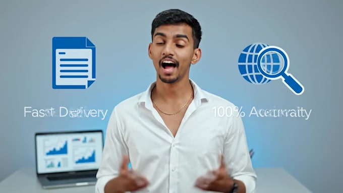 do accurate data entry, excel work, data cleaning and web research