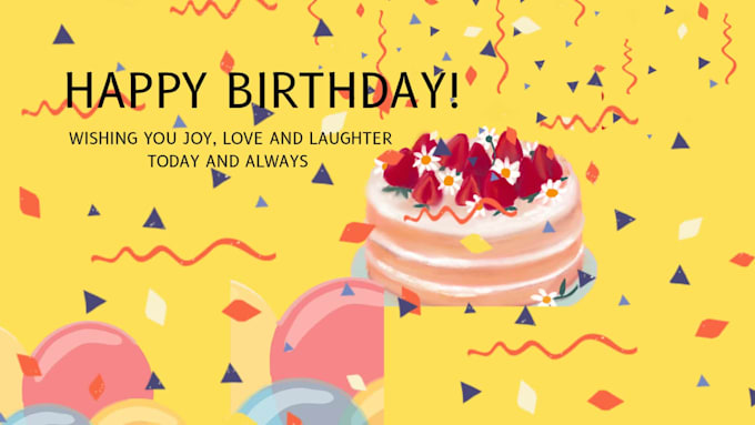 design a beautiful birthday cards