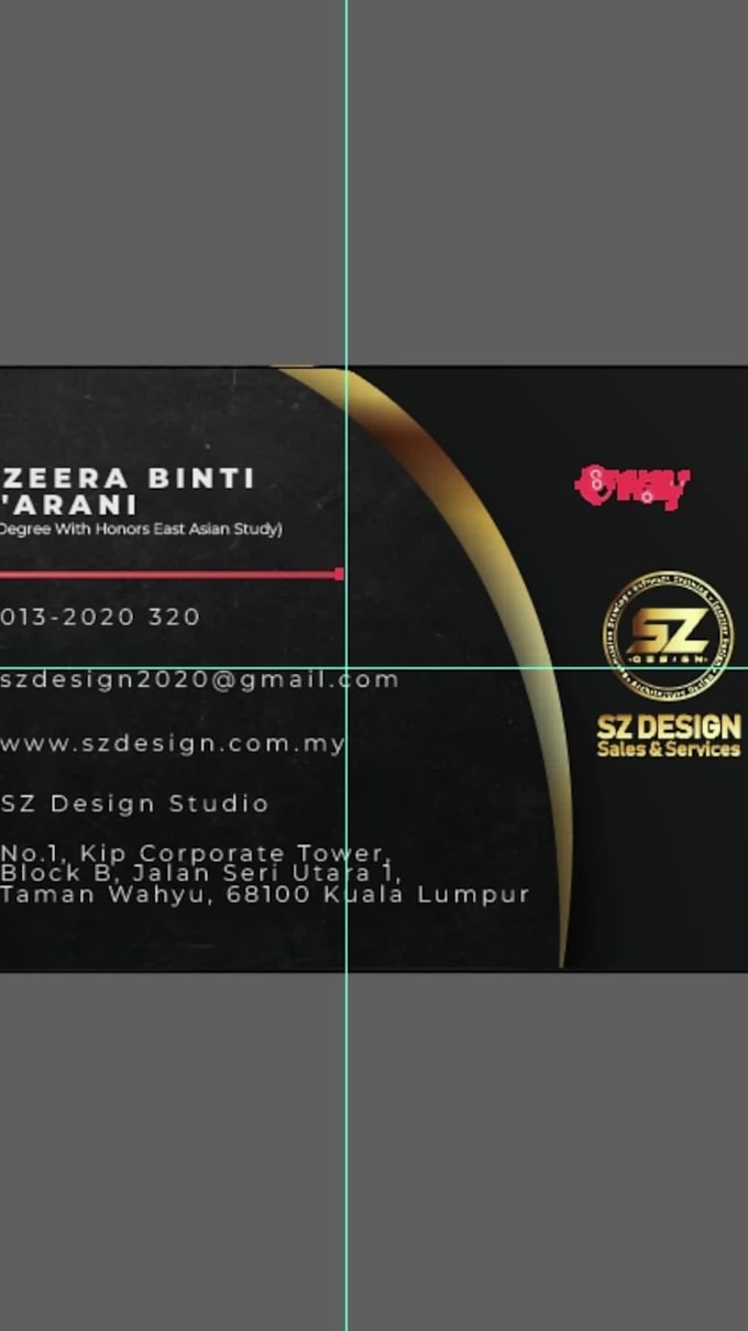 professional business card design