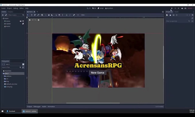 do 3d or 2d godot game development, develop godot game prototype for mobile, pc