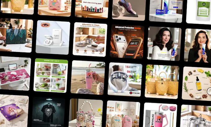 design scroll stopping tik tok shop product listing images