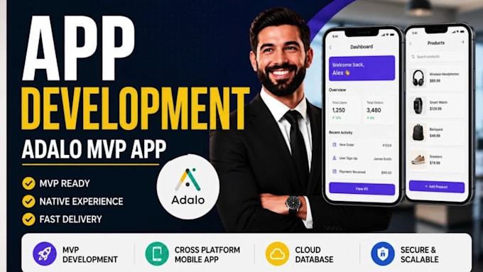 build your adalo, flutterflow or bubble mobile