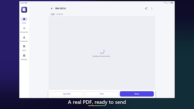 develop a custom android app in kotlin