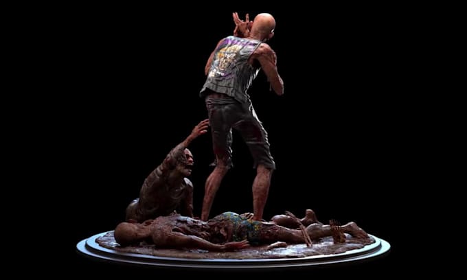 do 3d rigging 3d game character fix, edit 3d modeling stl file for 3d printing