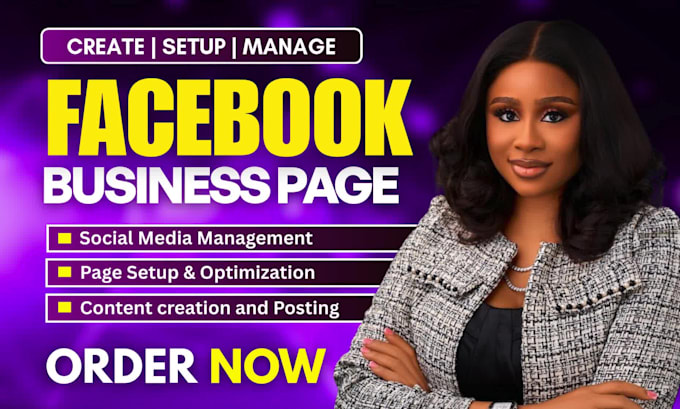 create and setup facebook business page