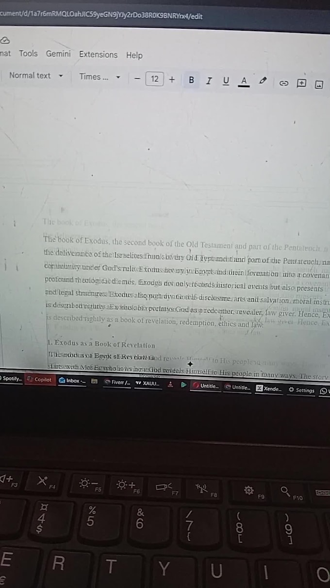 do data entries for gigs
