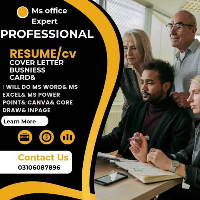 do  ms office work for you