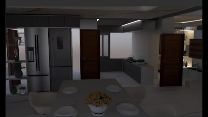 create photorealistic 3d interior rendering