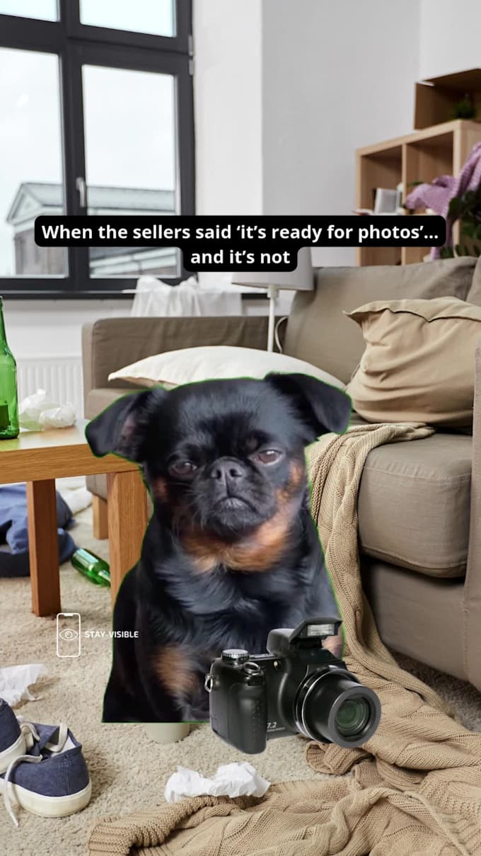 create viral real estate meme videos