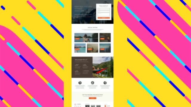 create a landing page using elementor pro