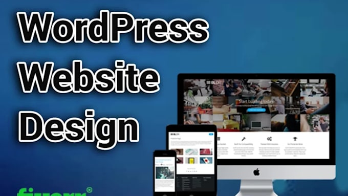 create wordpress website design or blog
