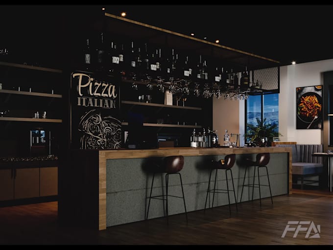 do interior design, realistic rendering using 3ds max corona