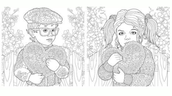 design coloring book pages