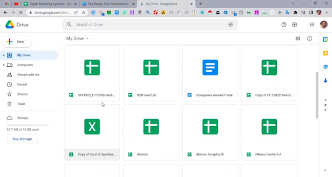 do data entry, lead generation, web scraping