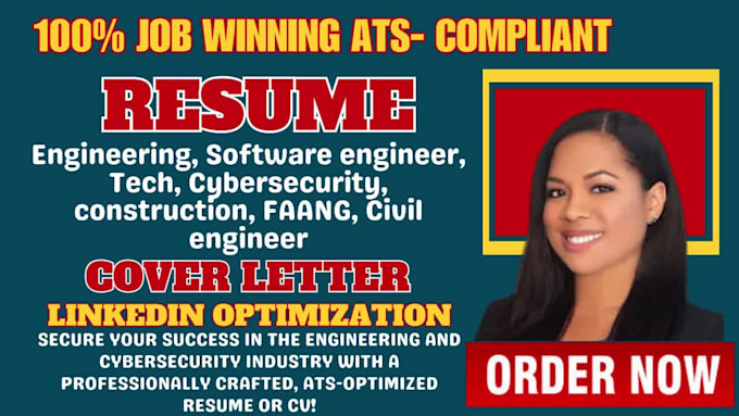 write engineering resume, construction manager, tech sales, software engineer CV