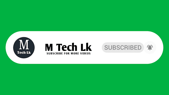create a animated subscribe button for your youtube channel