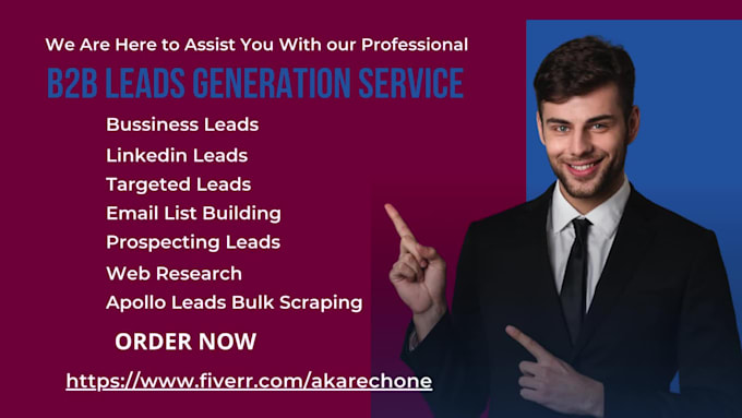 do  b2b lead generation, data entry, and bulk data scraping
