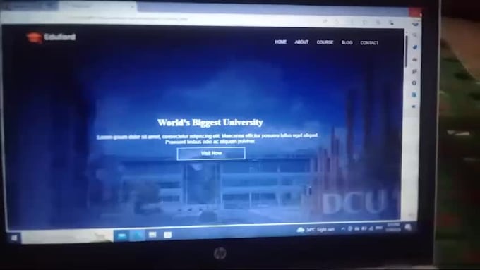 Modern and responsive html or css website design by Sohuail | Fiverr