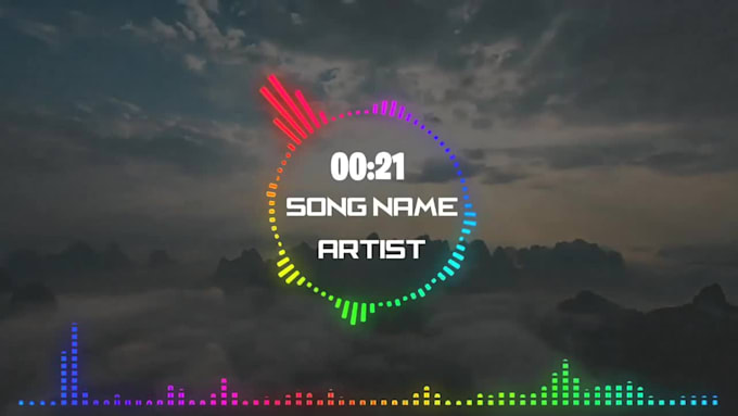 make new style awesome music visualizer or audio visualizer