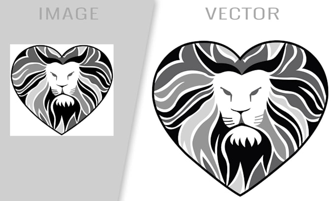 manually trace your image in illustrator vector format