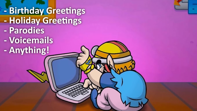 do a voiceover impression of wario for you