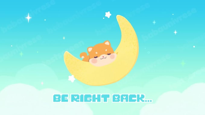 Create dreamy animated twitch screen by Babauniverse | Fiverr