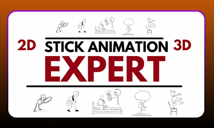 create a stick figure and 2d stickman animation video for your youtube