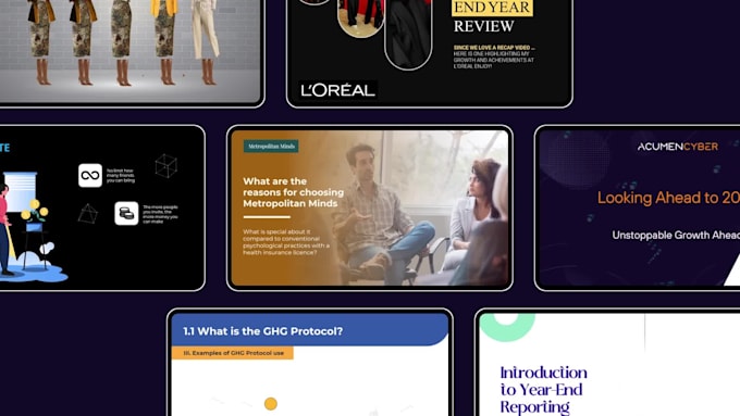 design high impact animated powerpoint presentation for pitch or training