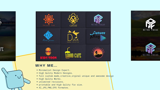 do modern minimalist logo design