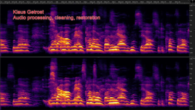 professionally clean and restore audio files