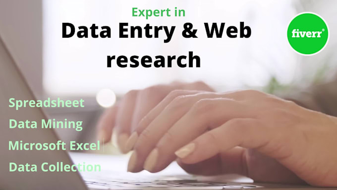 do flawlessly data entry job and web research, data mining
